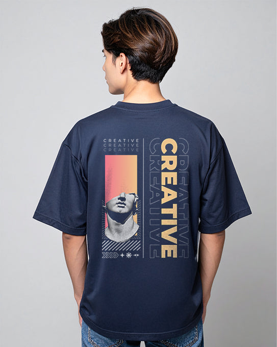 Tejarels Premium Oversized Printed Cotton T-Shirt – Unisex Streetwear Essential