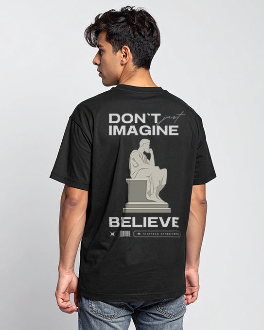 Tejarels Premium Oversized Printed Cotton T-Shirt – Unisex Streetwear Essential