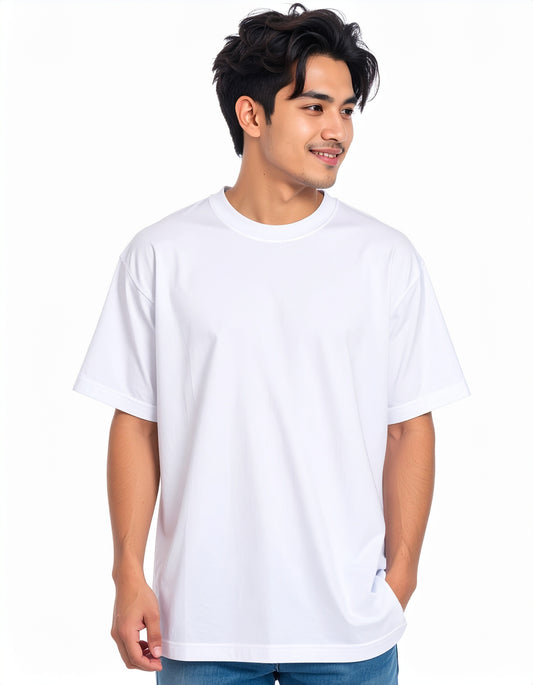 Tejarels Premium Oversized Plain Cotton T-Shirt – Unisex Streetwear Essential