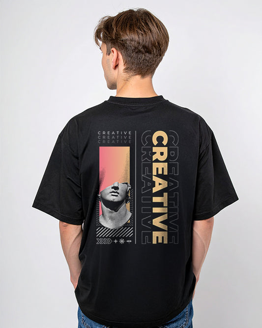 Tejarels Premium Oversized Printed Cotton T-Shirt – Unisex Streetwear Essential