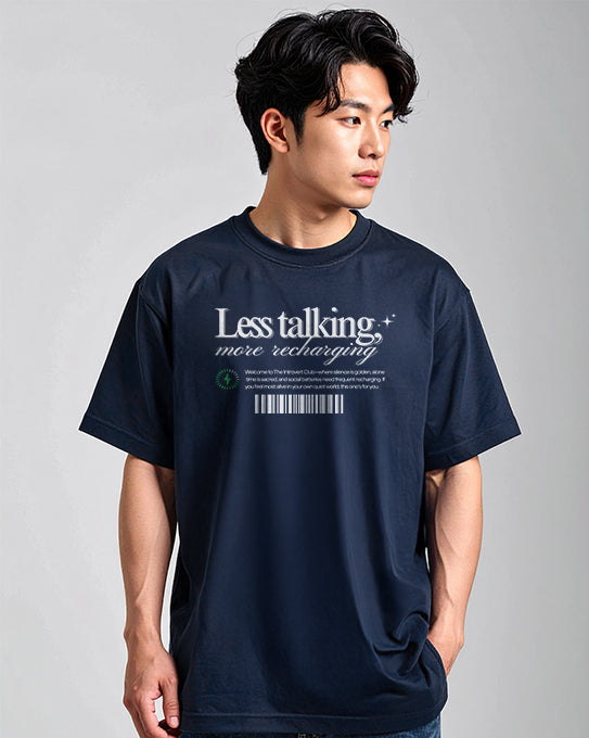 Tejarels Classic Oversized Printed Cotton T-Shirt – Unisex Streetwear Essential [180 GSM]