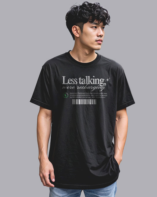 Tejarels Classic Oversized Printed Cotton T-Shirt – Unisex Streetwear Essential [180 GSM]