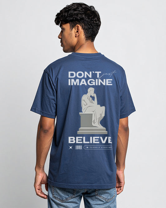 Tejarels Premium Oversized Printed Cotton T-Shirt – Unisex Streetwear Essential
