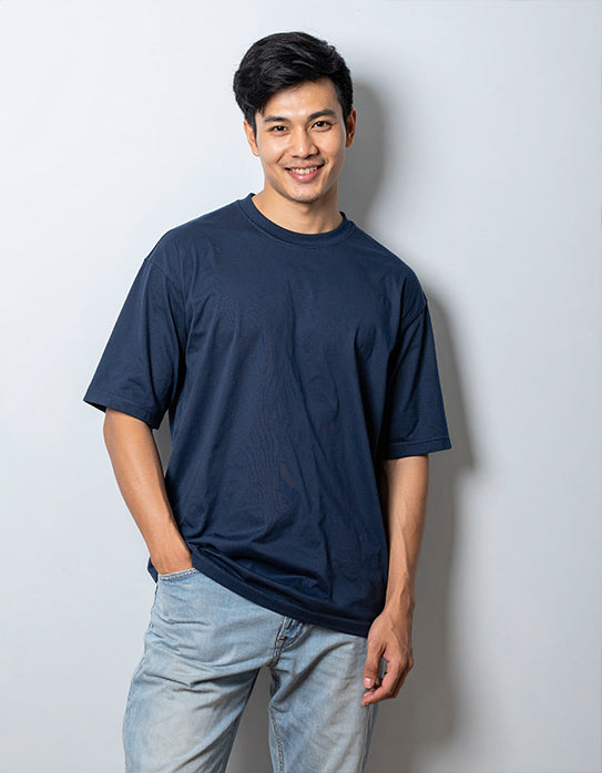 Tejarels Premium Oversized Plain Cotton T-Shirt – Unisex Streetwear Essential
